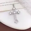 Colgante transfronterizo de gran venta con incrustaciones de cobre y circonita, accesorios de joyería DIY, accesorios de collar de alta gama de moda retro.