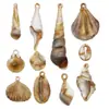 Pingente de Concha e Estrela de Acrílico Bege Nuvem Bicolor Charme Acessórios para Colar Pulseira Chaveiro DIY Feito à Mão