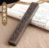 Quemador de aromaterapia Ruyi de ébano, incienso de sándalo y madera de agar, caja de incienso, quemador de incienso de caoba, sala de estar, hogar, quemador de incienso largo