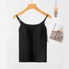 Procesamiento PersonalizadoCamisola Strapless de Seda de Mora Yuyue con Almohadillas de Sujetador Integradas para Vestir en Capas y Ropa Interior