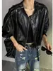 Chaqueta de Cuero para Mujer Estilo Retro Cool 2026 Primavera y Otoño Nueva Holgada Adelgazante Chaqueta de Motociclista Versátil Casual Chaqueta de PU