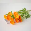 Simulación Rama Larga Margarita Pequeña Crisantemo Pequeño Manzanilla Decoración Sala de Estar Flor Falsa Decoración Crisantemo Holandés Decoración Flor de Seda