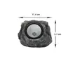 Luces solares para jardín de exterior transfronterizas, focos de piedra, luces para césped, iluminación de jardín impermeable para patio, luces para paisajismo de árboles