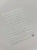 Adesivos de Unha Padrão Formiga Laço de Pérola Branca Adesivos de Unha 3D Decoração de Unha de Celebridade da Internet Fábrica YT9224