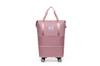 Bolsa de viaje con ruedas universal, ligera, portátil, para equipaje, bolsa de almacenamiento, bolsa de maternidad con separación de humedad y sequedad, bolsa de yoga para fitness de gran capacidad