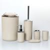 Set de Baño para Lavado de Seis Piezas Ventas Calientes Transfronterizas Soporte para Cepillos de Dientes Jabonera Escobilla de Inodoro Bote de Basura Set de Baño de 6 Piezas de Ventas Calientes