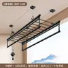 Tendedero de ropa de manivela para balcón, poste elevable para secar ropa, doble poste fijo, tendedero automático para uso doméstico, manual, montado en la parte superior, ropa de enfriamiento