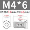 Tornillo de remache hexagonal de acero inoxidable Xinyi NFHS-M3M4M5M6 * 6/8/10/12/15/20 Tornillo de remache