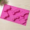 Lycansoul molde de silicone para assar bolo utensílios de cozinha 6 tipos de ferramentas de transporte sabonete artesanal aparelho aeronave motocicleta