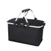 Cesta de Picnic Aislada Transfronteriza de Amazon para Exteriores, Aislada y Refrigerada, Cesta de Almacenamiento Portátil Plegable, Paquete de Hielo Plegable, Fabricante de Cesta de Hielo
