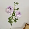 Flor Artificial de Peonía de Lujo Ligero Decoración para el Hogar Sala de Estar Flor de Rocío Flor Artificial de Loto Atrezo para Disparos de B&B Hotel