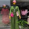Ropa Femenina Transfronteriza Europea y Americana Verano 2026 Nueva Moda Camisa Holgada con Lazo Tallas Grandes Pantalones de Pierna Ancha Conjunto Casual