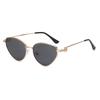 Gafas Retro Triangulares Anti-Luz Azul Jamie 3541 Gafas de Sol Metálicas Transfronterizas Europeas y Americanas Gafas de Sol Personalizadas Hip-Hop