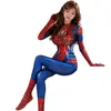 Huaqinghai lingerie sexy uniforme Homem-Aranha body peça única sem remoção estilo celebridade da internet anime cosplay sexy