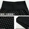 Pantalones de pierna ancha con microcampana de lunares para mujer, nuevo estilo de otoño, cintura alta, corte ajustado con bolsillos, acampanados para petite, pantalones casuales