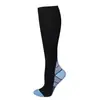 Calcetines Elásticos de Gradiente Transfronterizos Calcetines de Presión Deportiva para Hombres y Mujeres Ciclismo Running Calcetines para Pantorrilla de Bicicleta Calcetines Largos de Compresión