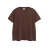 Verão Algodão Manga Curta Camiseta Masculina e Feminina Casual Estilo Hong Kong Artístico Solto Coreano 15 Cores