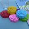 Molde de Silicona de Flor Nueva de 5cm Flores Nuevas Pastel Gelatina Pudín Vela Goma de Gotear Jabón Mafen Cup
