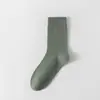 Calcetines para Hombre, Primavera y Verano, Algodón Puro, Anti-Olor, Calcetines Largos, Calcetines Deportivos Negros y Blancos para Hombre, Extra Largos, Finos, Transpirables, Calcetines para Hombre 100% Algodón