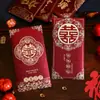 2025 Nuevo Chino de Gama Alta Rojo con Brillo Dorado Estampado en Caliente Sobres Rojos Hongbao Festival de Primavera Paquete de Dinero de la Suerte Universal Sobres Rojos de Mil Yuanes Venta al por Mayor