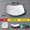 Louça Criativa de Melamina Imitação de Porcelana Pratos Quadrados Arredondados para Fondue, Churrasco, Molhos, Petiscos e Pratos Frios