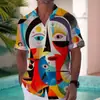 Amazon AliExpress nueva importación transfronteriza comercio exterior nueva chaqueta de camisa para hombre estampado completo fabricantes suministro