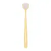 Limpiador de lengua personalizado cepillo limpiador de recubrimiento lingual para eliminar el mal aliento y el olor cuidado bucal raspador de lengua de goma suave OEM
