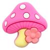 Zuecos de dibujos animados para niños con forma de hongo, dijes para zapatos DIY, accesorios para zapatos tridimensionales de goma suave en stock