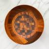 Tazón para Mezclar de Salida de Fábrica para el Hogar Profundizado Engrosado Tazón para Huevos Horneados Grano de Madera Imitación Comercio Exterior Tazón Grande para Salah