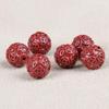 Cinnabar Púrpura Arena Dorada Arena Roja Imperial Monedas de Cobre Generadoras de Riqueza Cuentas Sueltas Cuentas Redondas Accesorios para Pulseras