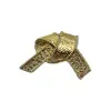 Moda Simple Nudo Botón de Metal Traje Abrigo de Cuero Abrigo Chaqueta Camisa Ropa Accesorios Hebilla Decorativa
