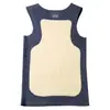 Chaleco sin costuras con aislamiento térmico constante de doble capa, Chaleco de forro polar de doble cara para hombre, Engrosado y forrado de forro polar