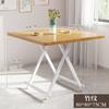 Mesa Plegable Mesa de Comedor Hogar Apartamento Pequeño Mesa Cuadrada Mesa de Comedor para 4 Personas Mesa Portátil para Puesto al Aire Libre Mesa y Sillas Dormitorio Jianhe Luz de Vela