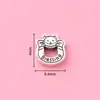 Pulsera de Plata 925 para Mujer Hombre de Jengibre Oso de Dibujos Animados Diseño de Nicho Ins Linda Nueva 2022 Accesorios de Plata