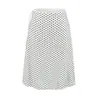 Ins atacado de roupas femininas estilo europeu e americano transfronteiriço 2026 novo top camisola de bolinhas aveludadas hot girl e saia de cintura alta