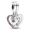 Cuentas DIY Exquisitas Panjia Caballo de Troya Doble Hechizo Amor Accesorios de Año Nuevo Adecuado para Pulsera DIY Regalo
