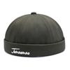 Sombrero nuevo de primavera y verano estilo retro sin ala tipo piel de melón para hombre moda coreana hip-hop callejero sombrero de terrateniente para mujer venta al por mayor transfronterizo