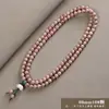 Madera de Ciprés Rojo 6mm 108 Cuentas Pulsera para Mujer Yiming Xianyuan Pulsera Versátil de Madera Redonda Regalo Pequeño de Año Nuevo