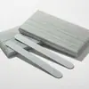 Lima de uñas especial para manicurista profesional, ultra resistente al desgaste, color gris arena, con virutas de madera, tira pulidora de uñas, tira para frotar manicura