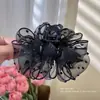 Elegante pinza para el pelo de burbuja de nube, pinza de garra grande de alta gama y exquisita para cabello grueso, pinza de tiburón versátil para recogidos de mujer