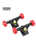 Skate Suporte de Skate Acessórios de Roda Liga de Alumínio Skateboard Infantil Conjunto Fish Board Ponte de Skate DIY