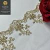 Oferta especial 6cm malha bordada código de barras pequena árvore ouro rosa acessórios Lolita renda ouro bronze acessórios de vestuário