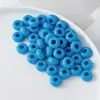 Cuentas para ruedas 14 mm agujero grande bolsa colgante llavero accesorios DIY hecho a mano con cuentas acrílicas ábaco cuentas