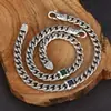 Atacado Prata de Lei 925 Masculino e Feminino Moda Nacional Zircônia Padrão Grama Tang Pulseira Cubana Prata Tailandesa Joias Personalizadas Retrô