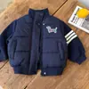 Ropa Cálida de Algodón 2025 Invierno Estilo Coreano Tops para Niños Pequeños y Medianos, Chaquetas Acolchadas Sueltas para Bebés, Chaquetas de Primavera para Niños