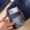 Jeans Casuales de Otoño e Invierno para Hombre, Corte Delgado Juvenil, Ligeramente Elásticos, Sin Arrugas, Pantalones Rectos 02810 con Forro Polar