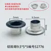 Cordón de Zapatilla de Lona de 9.5 mm de Ancho con Ojales Pintados Ojales de Cobre Ojales de Hierro para Zapatos Accesorios para Bolsas y Ropa Ojales de Aluminio Metal de Zinc