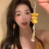 Só as Flores Estão Ocupadas! Brincos de Flor Dopamina Super Fada Elegantes para Viagem de Verão Feminina Brincos de Alto Padrão Brincos Versáteis
