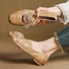 Sapatilhas de Bico Redondo com Flor, Sapatos Beanie de Salto Baixo, Sapatos de Salto Baixo da Moda, Sapatos Mary Jane Versáteis Franceses de Sola Macia, Retrô