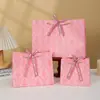 Caja de regalo bolsa de regalo bolso de mano bolsa de papel rectangular bolsa de embalaje para compras de ropa impresión recuerdo